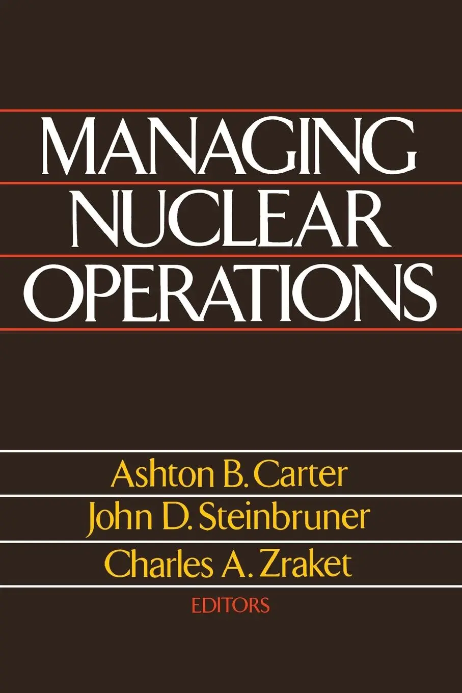 Cover: 9780815713135 | Managing Nuclear Operations | Ashton Carter | Taschenbuch | Englisch