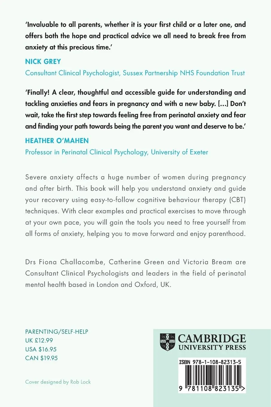 Rückseite: 9781108823135 | Break Free from Maternal Anxiety | Fiona Challacombe (u. a.) | Buch