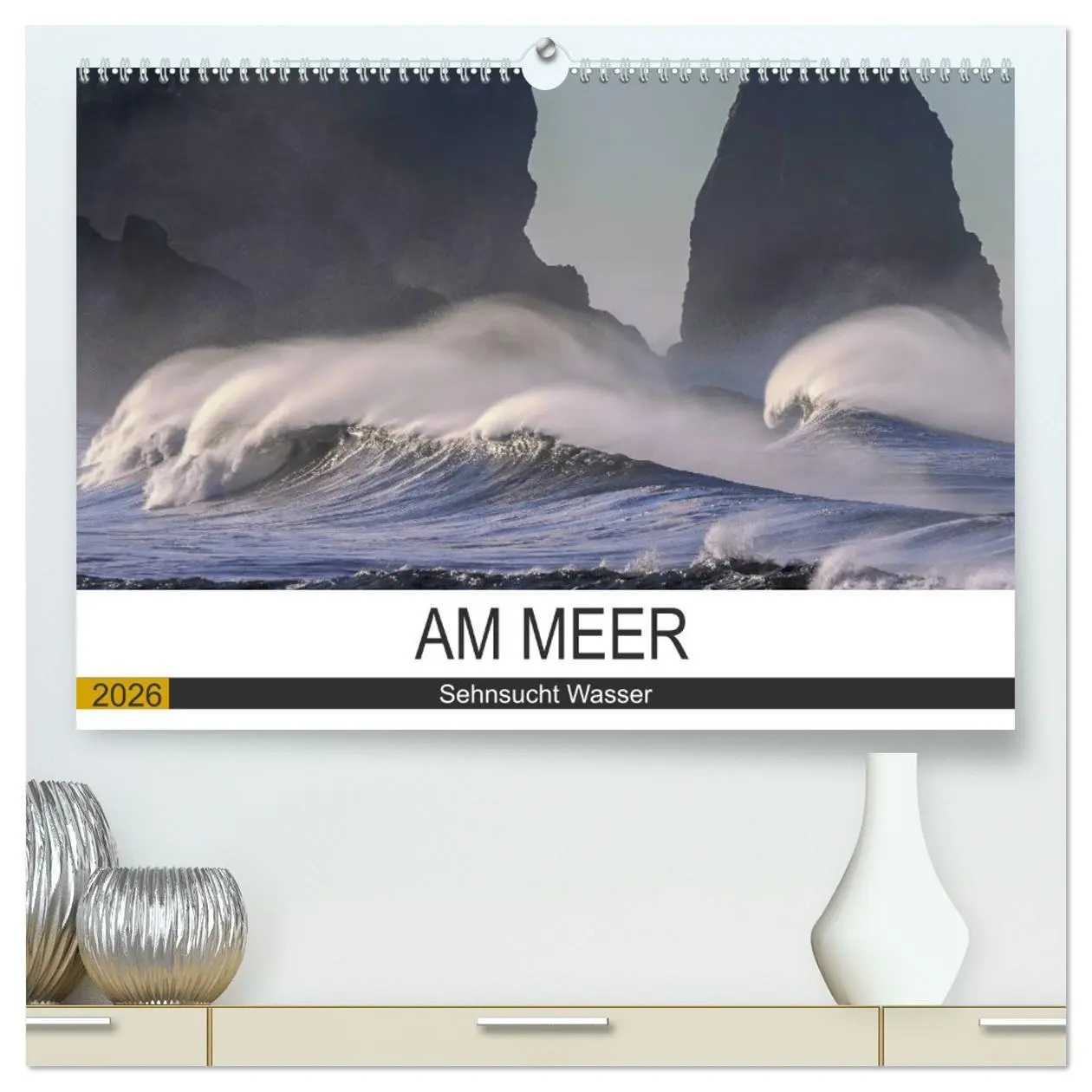 Cover: 9783457723135 | Am Meer. Sehnsucht Wasser (hochwertiger Premium Wandkalender 2026...