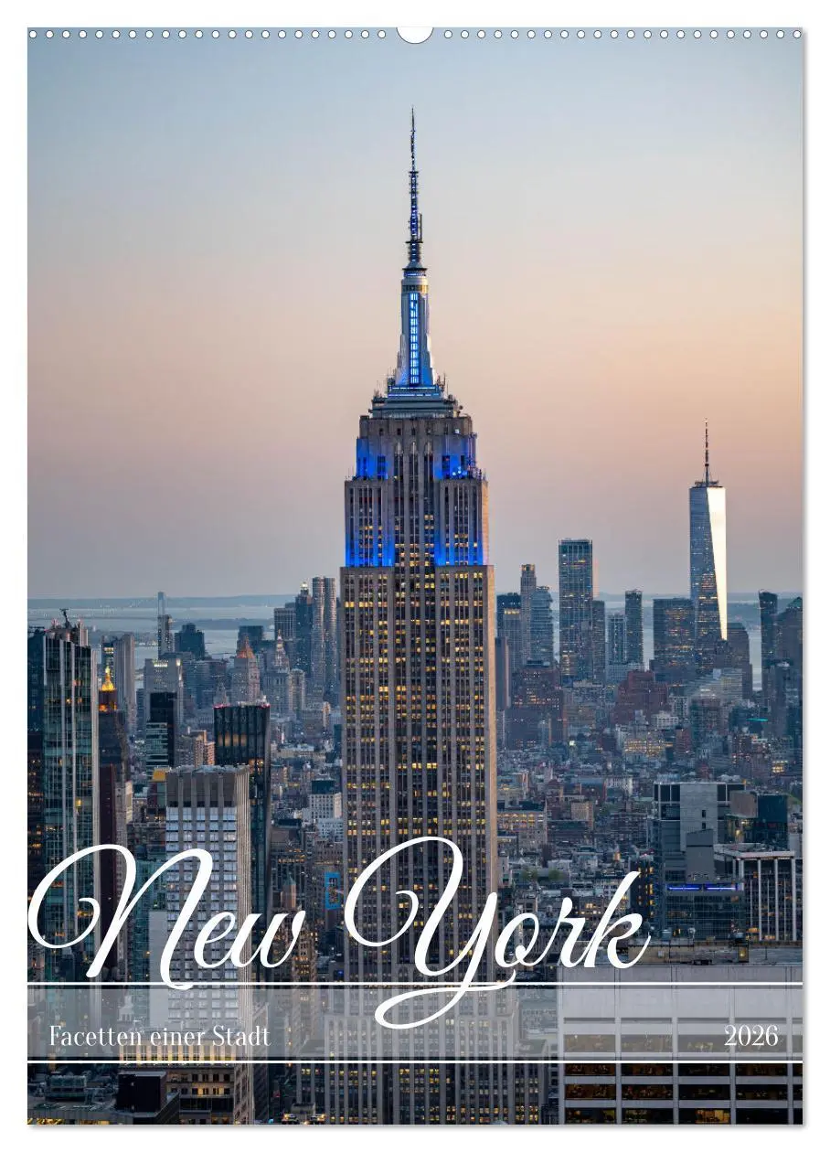 Cover: 9783516293135 | New York, Facetten einer Stadt (Wandkalender 2026 DIN A2 hoch),...