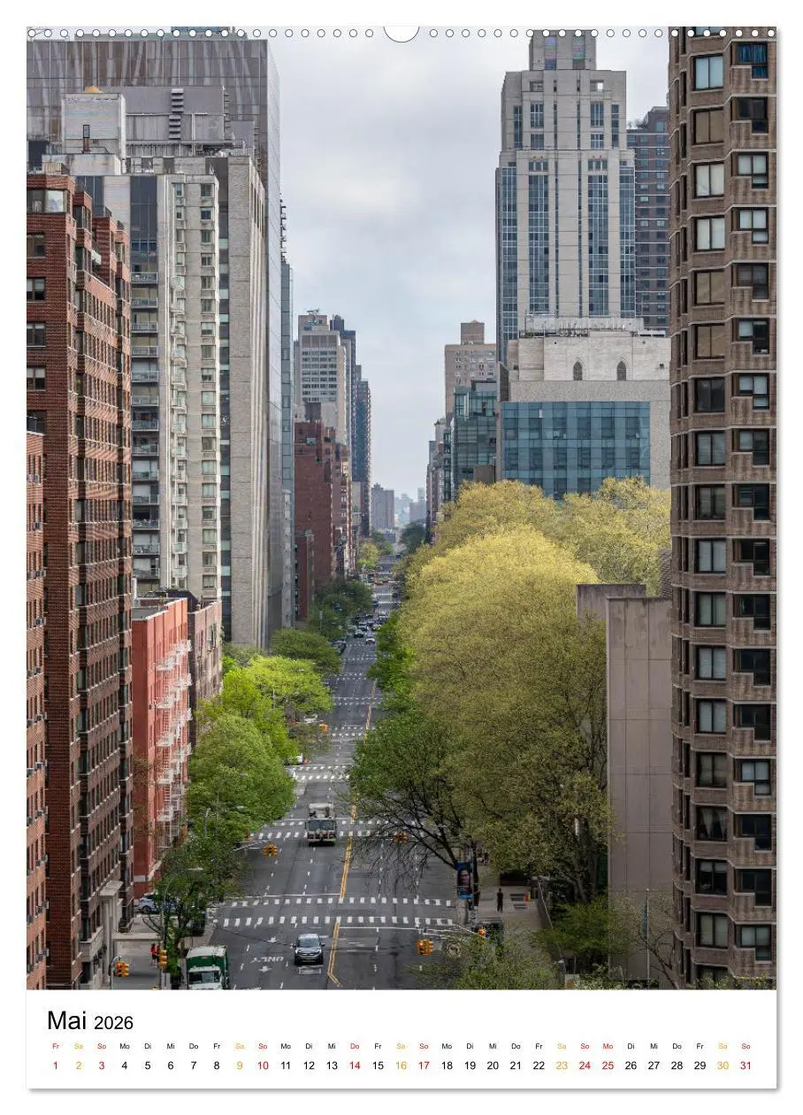 Bild: 9783516293135 | New York, Facetten einer Stadt (Wandkalender 2026 DIN A2 hoch),...