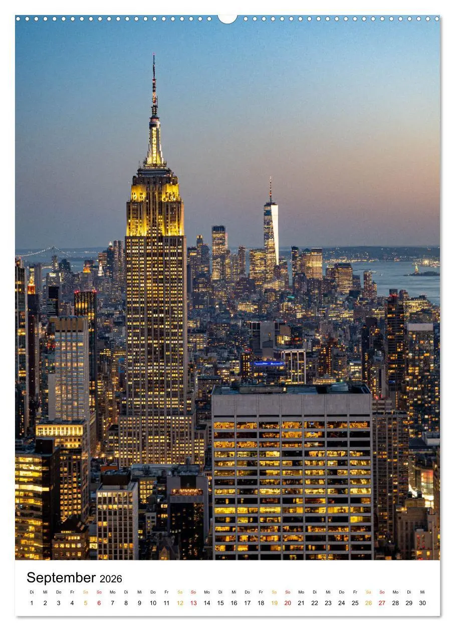 Bild: 9783516293135 | New York, Facetten einer Stadt (Wandkalender 2026 DIN A2 hoch),...