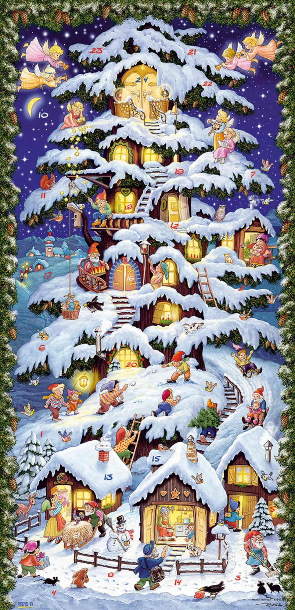 Cover: 9783731883135 | Adventskalender "Waldhaus" | Verlag Korsch | Kalender | 1 S. | Deutsch