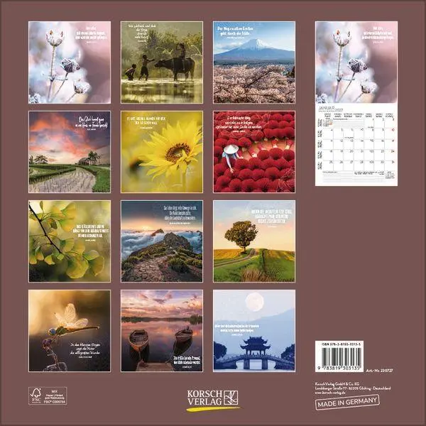 Bild: 9783819303135 | Achtsamkeit 2027 | Verlag Korsch | Kalender | 13 S. | Deutsch | 2027