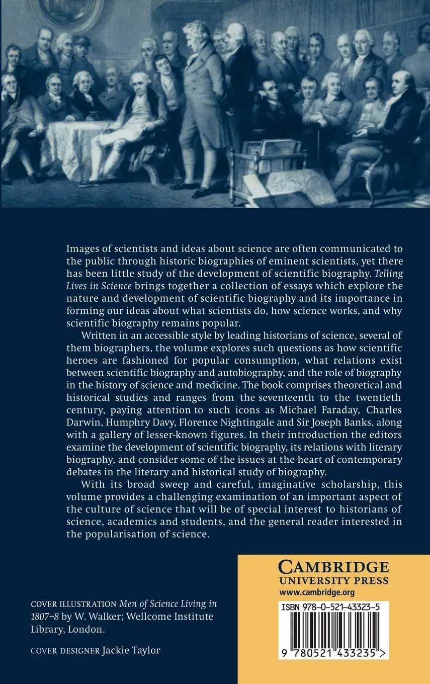 Rückseite: 9780521433235 | Telling Lives in Science | Essays on Scientific Biography | Buch