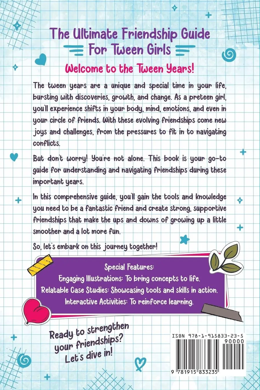 Rückseite: 9781915833235 | A Tween Girls' Guide to Friendships | Abby Swift | Taschenbuch | 2023
