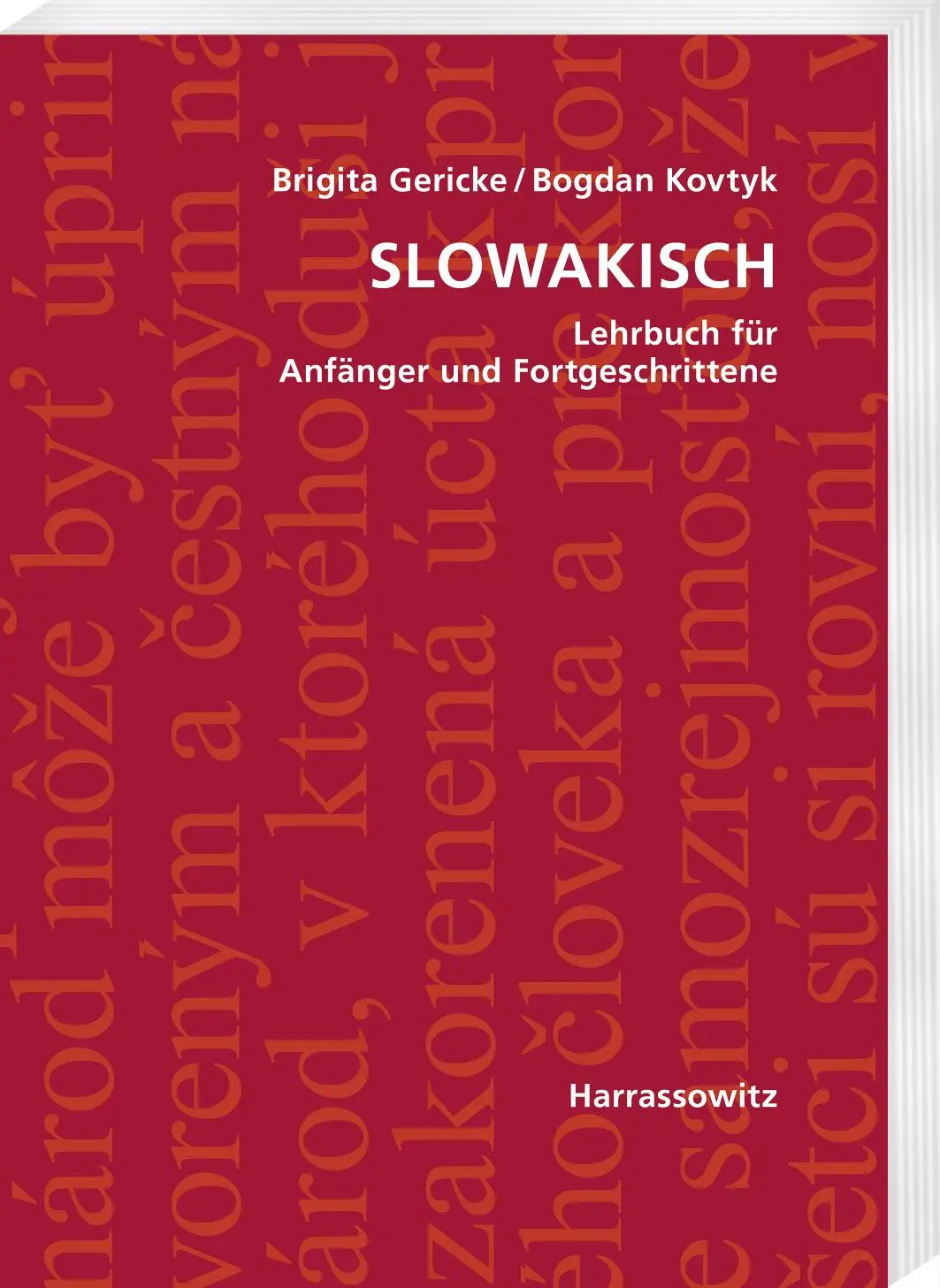 Cover: 9783447123235 | Slowakisch. Lehrbuch für Anfänger und Fortgeschrittene | Taschenbuch