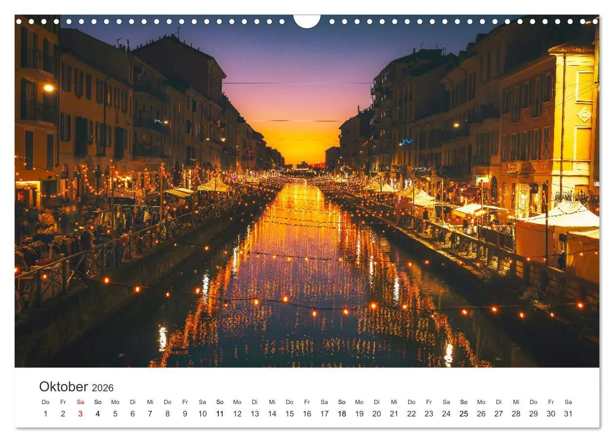 Bild: 9783457643235 | Traumdestination Italien (Wandkalender 2026 DIN A3 quer), CALVENDO...