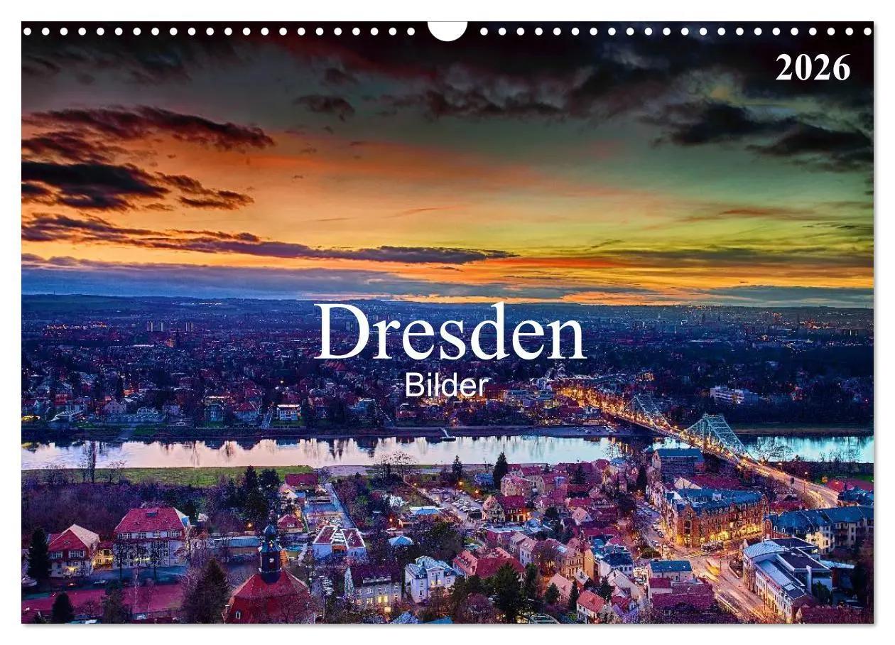 Cover: 9783516113235 | Dresden Bilder 2026 (Wandkalender 2026 DIN A3 quer), CALVENDO...