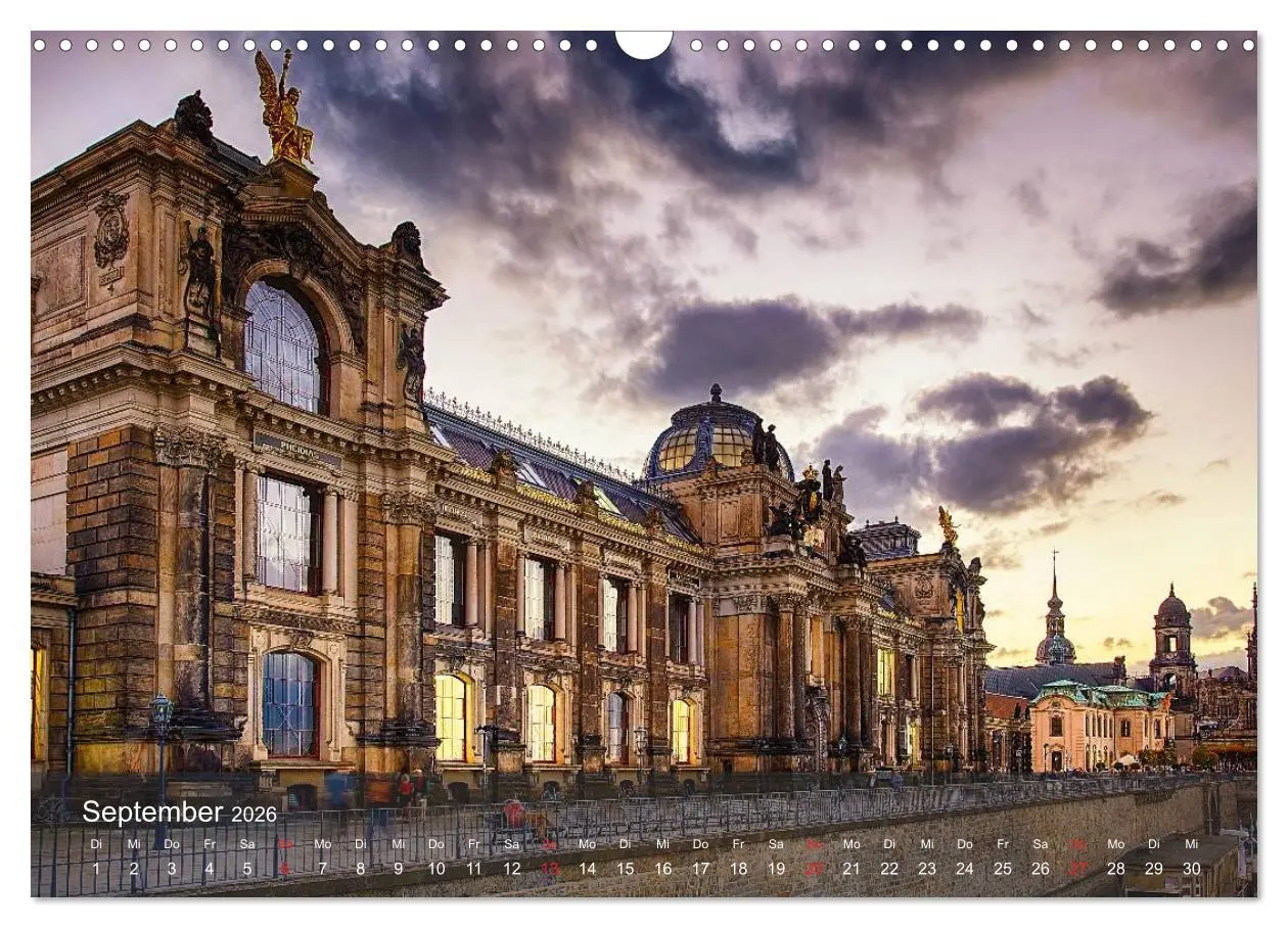 Bild: 9783516113235 | Dresden Bilder 2026 (Wandkalender 2026 DIN A3 quer), CALVENDO...