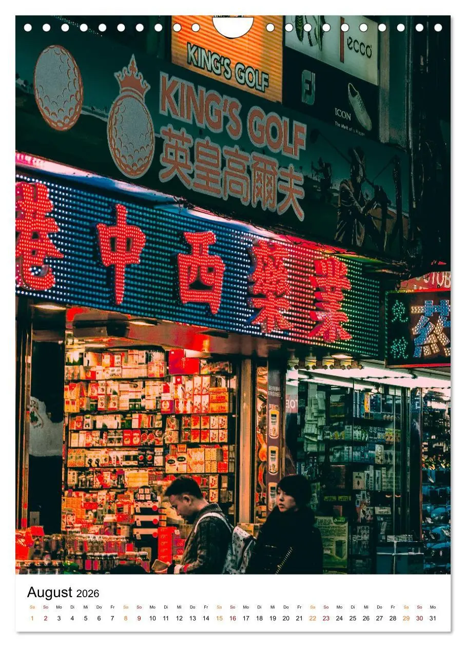Bild: 9783516353235 | Hongkong Street live (Wandkalender 2026 DIN A4 hoch), CALVENDO...