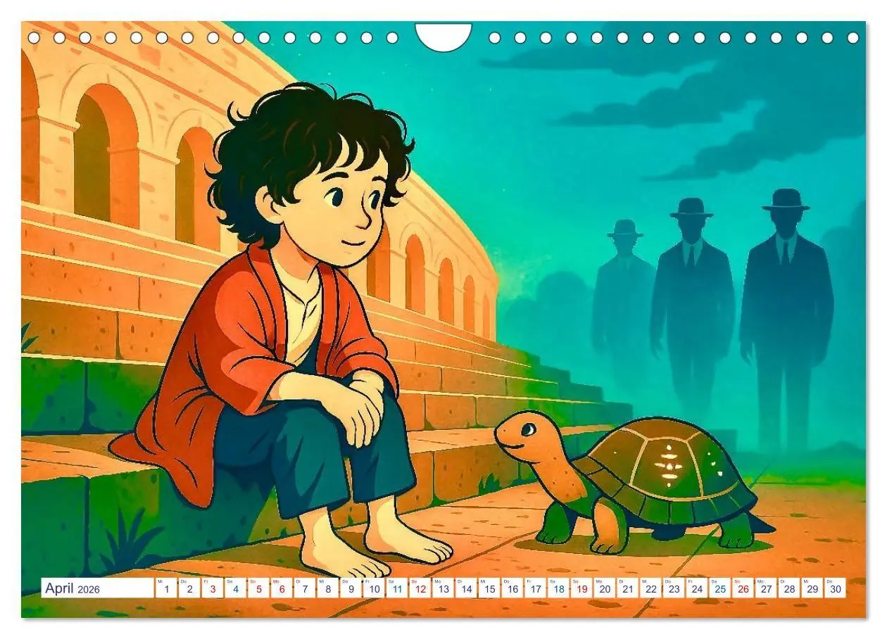 Bild: 9783516663235 | Michael Ende (Wandkalender 2026 DIN A4 quer), CALVENDO Monatskalender