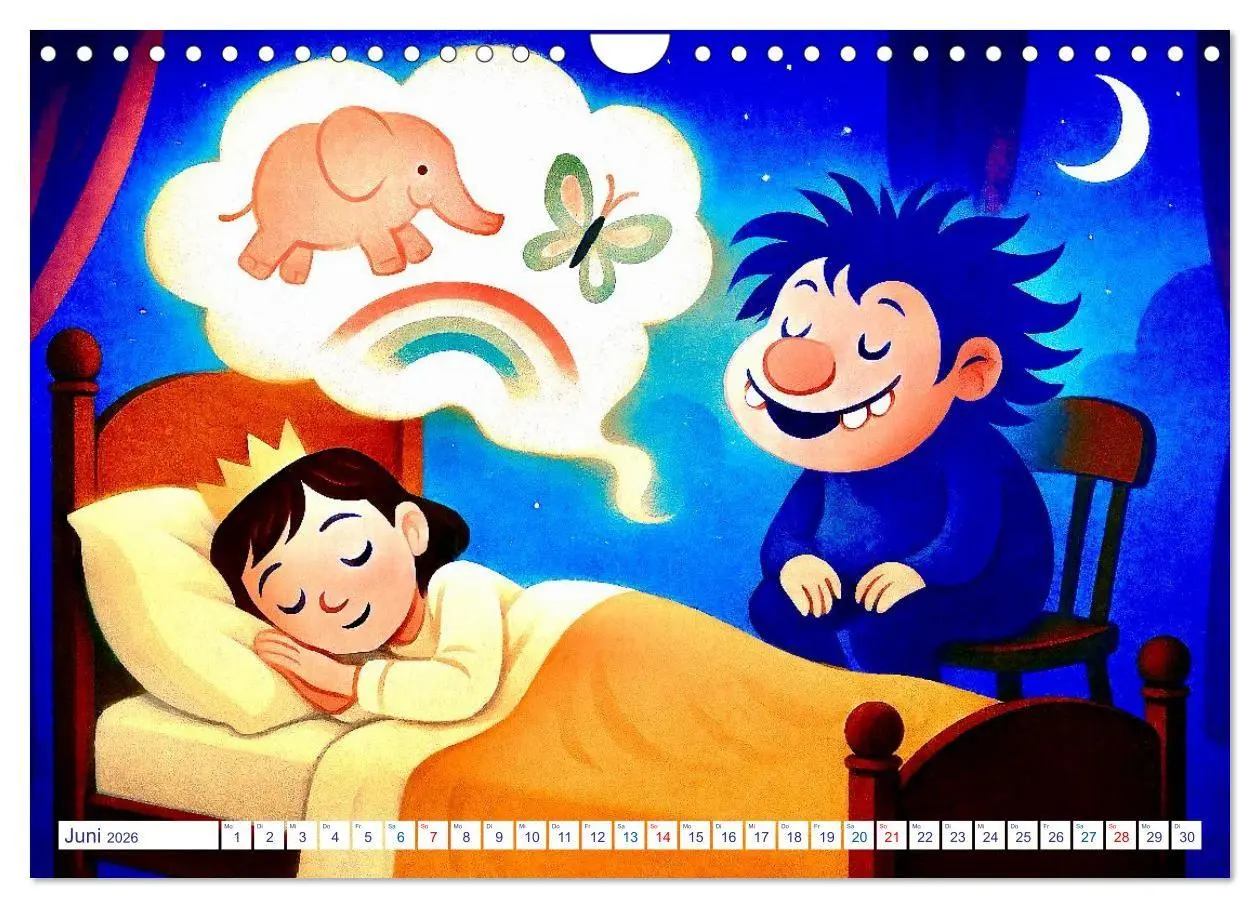 Bild: 9783516663235 | Michael Ende (Wandkalender 2026 DIN A4 quer), CALVENDO Monatskalender