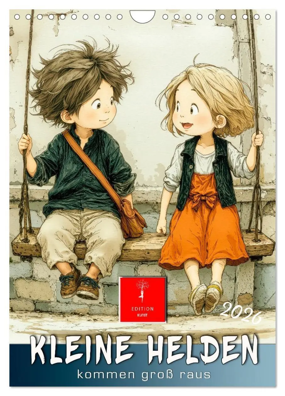 Cover: 9783516733235 | Kleine Helden kommen groß raus (Wandkalender 2026 DIN A4 hoch),...