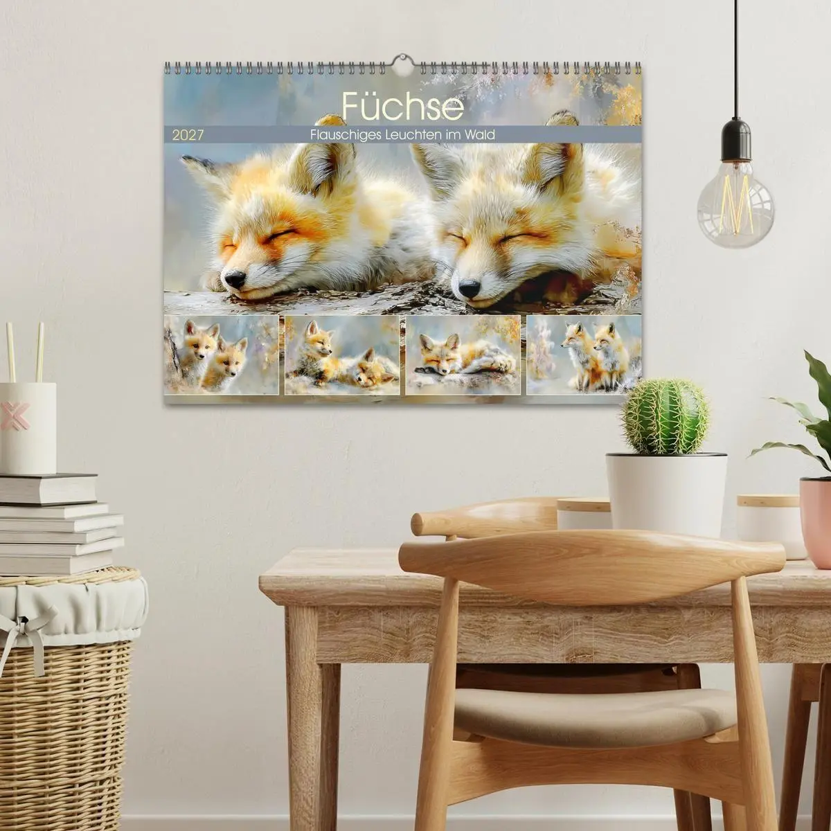 Bild: 9783516803235 | Füchse. Flauschiges Leuchten im Wald (Wandkalender 2027 DIN A3...
