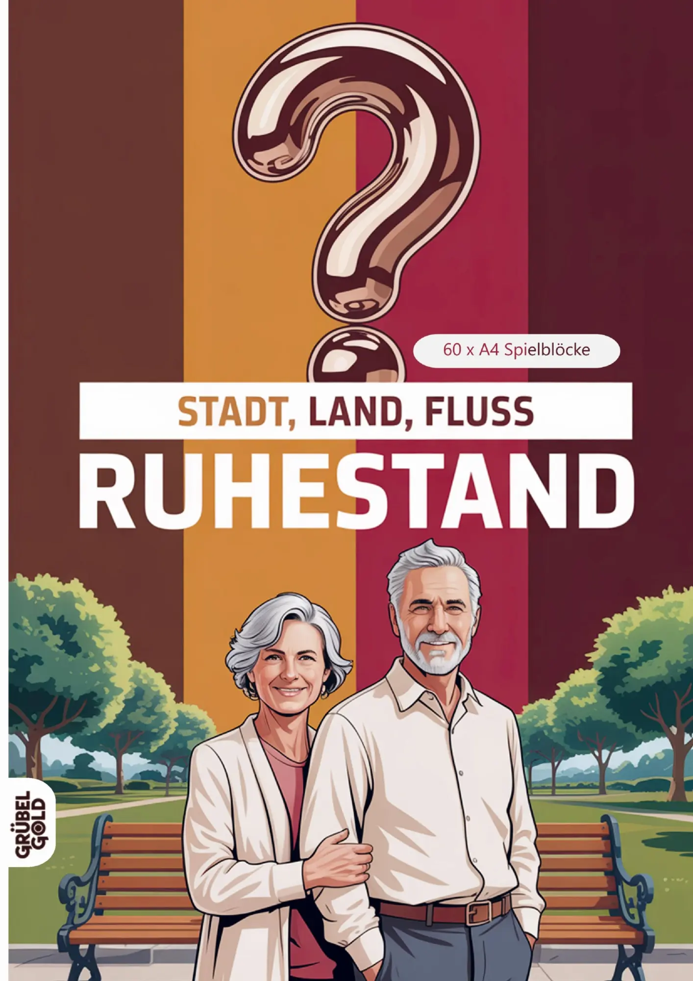 Cover: 9783693193235 | Stadt, Land, Fluss, Ruhestand | Grübelgold Rätselhefte | Taschenbuch