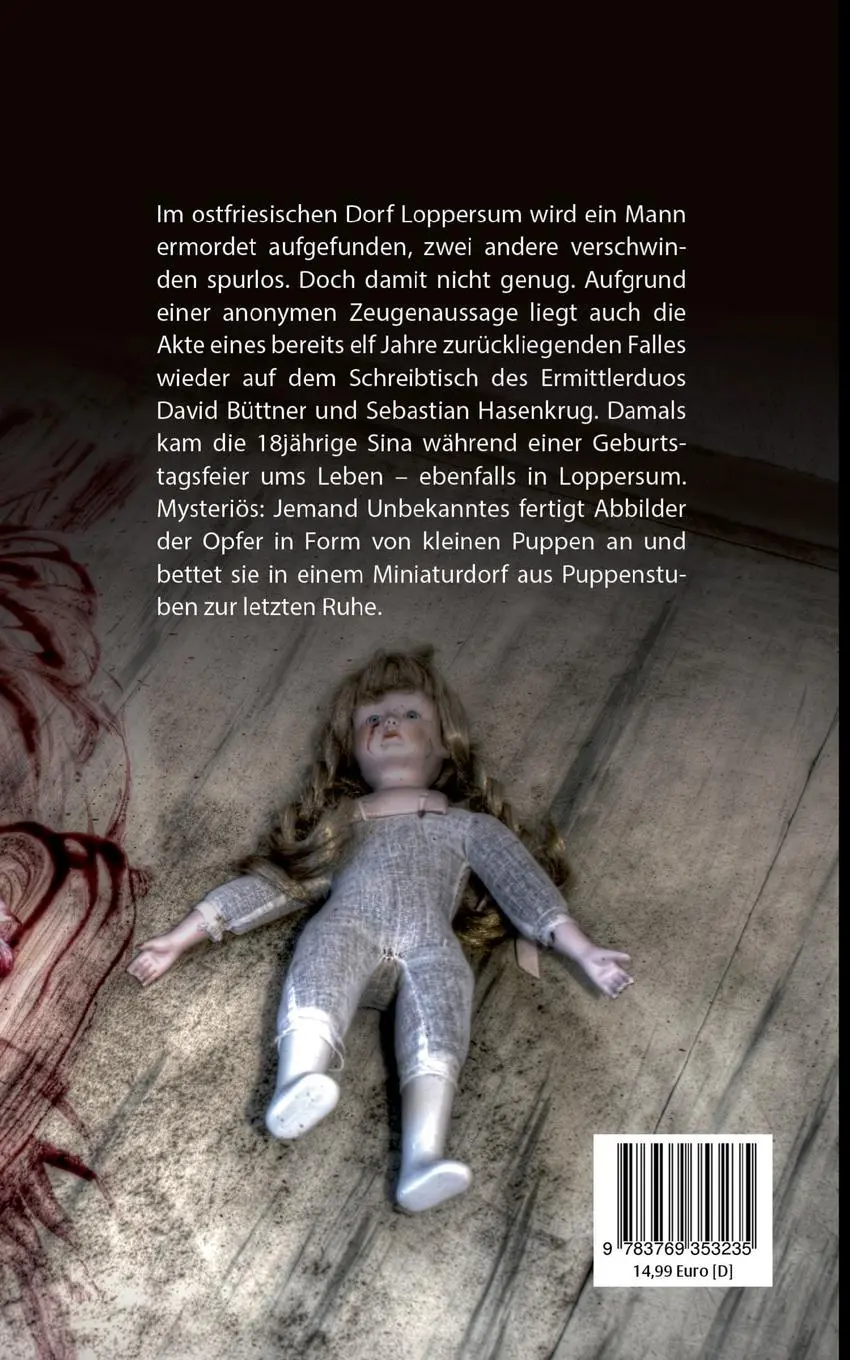 Rückseite: 9783769353235 | Puppenblut | Ostfrieslandkrimi | Elke Bergsma | Taschenbuch | 334 S.