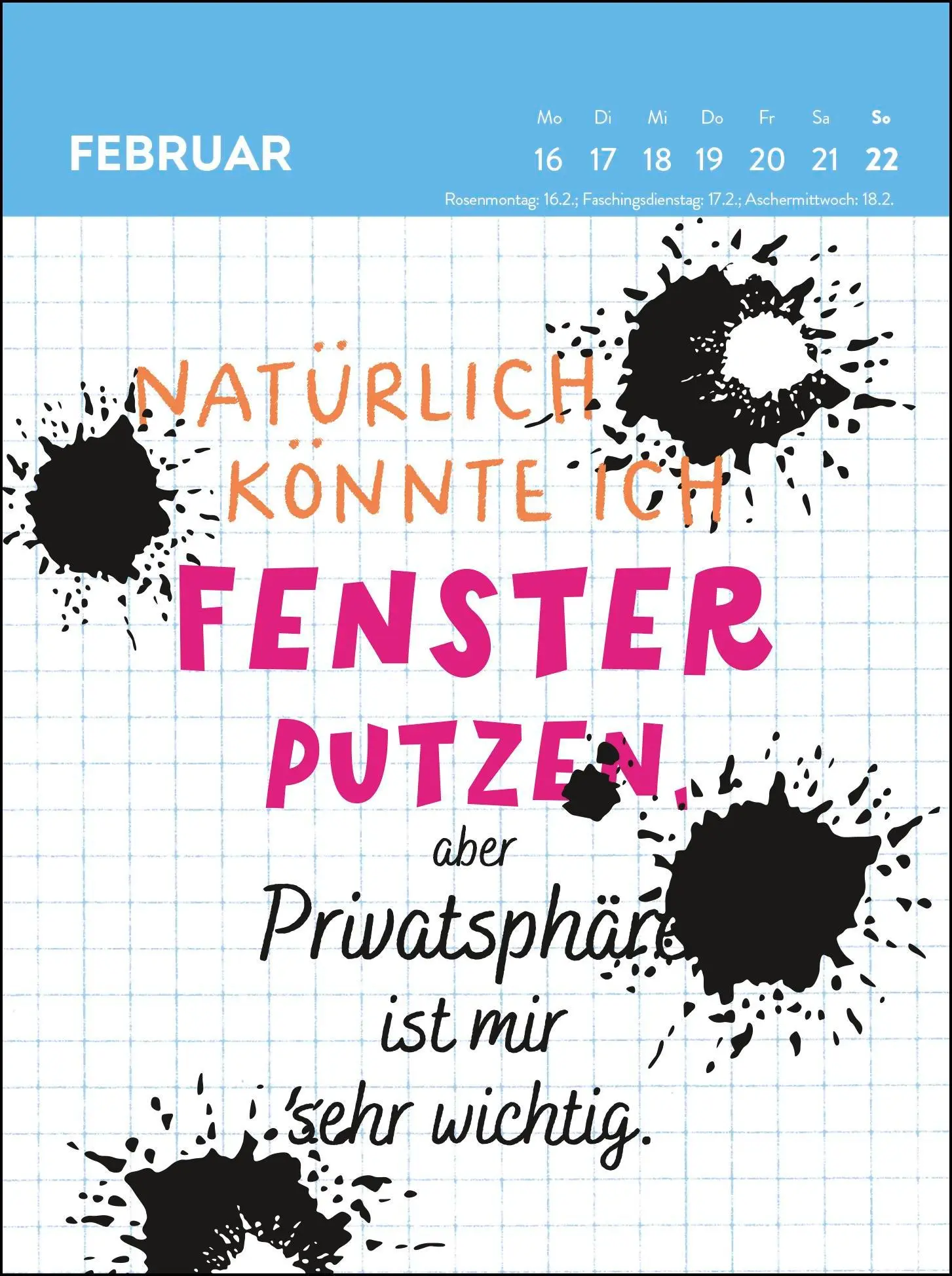 Bild: 4036442013335 | Wochenkalender 2026: Warum in die Ferne schweifen, wenn das Sofa...