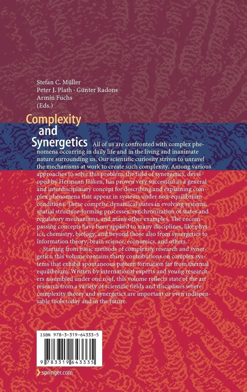 Rückseite: 9783319643335 | Complexity and Synergetics | Stefan C. Müller (u. a.) | Buch | xix