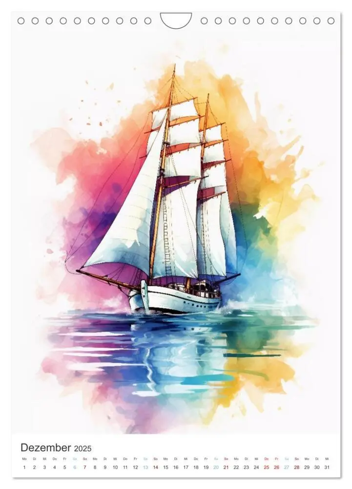 Bild: 9783435853335 | Segeln und Regatta (Wandkalender 2025 DIN A4 hoch), CALVENDO...