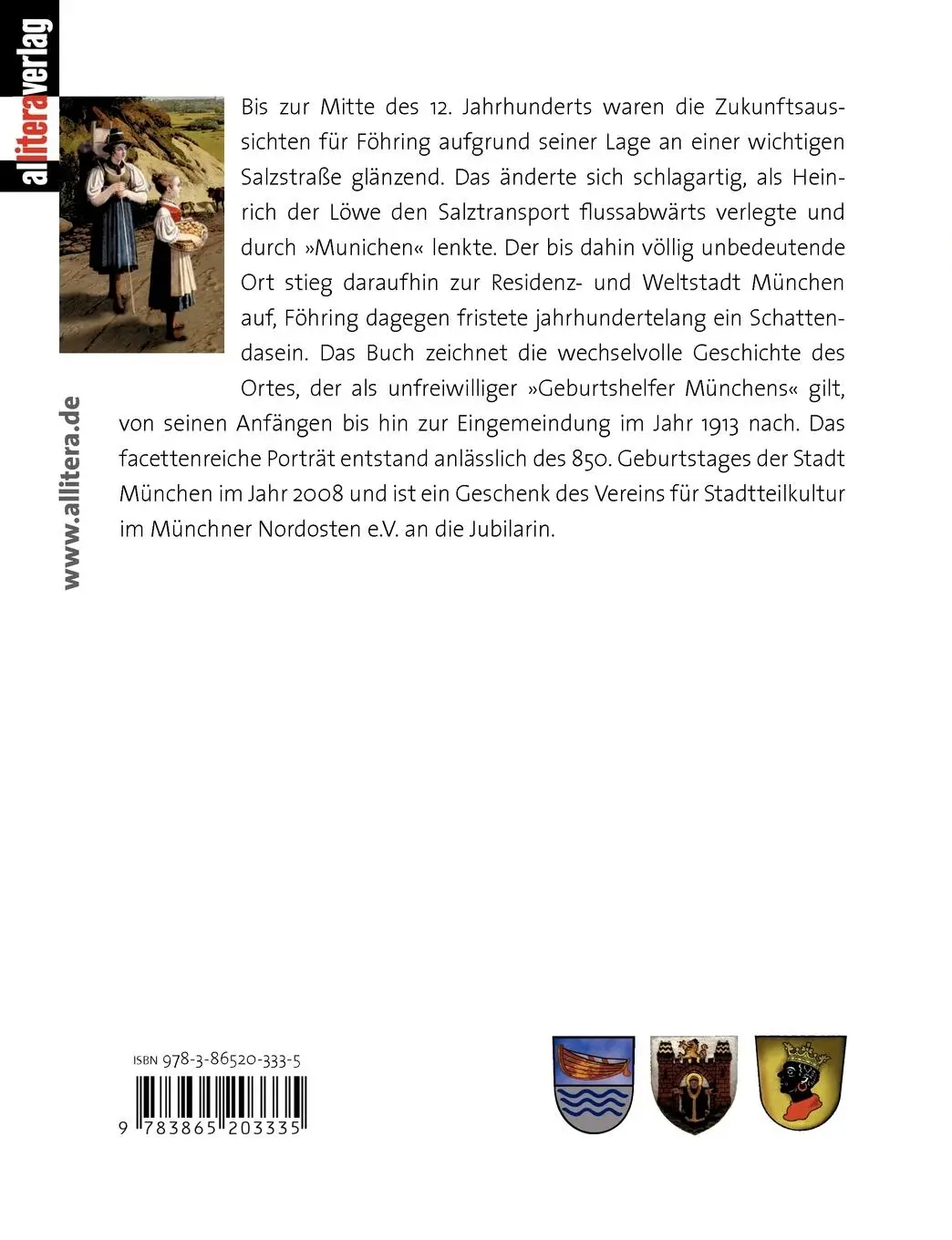 Rückseite: 9783865203335 | Föhring - Geburtshelfer Münchens? | Roland Krack | Taschenbuch | 2011