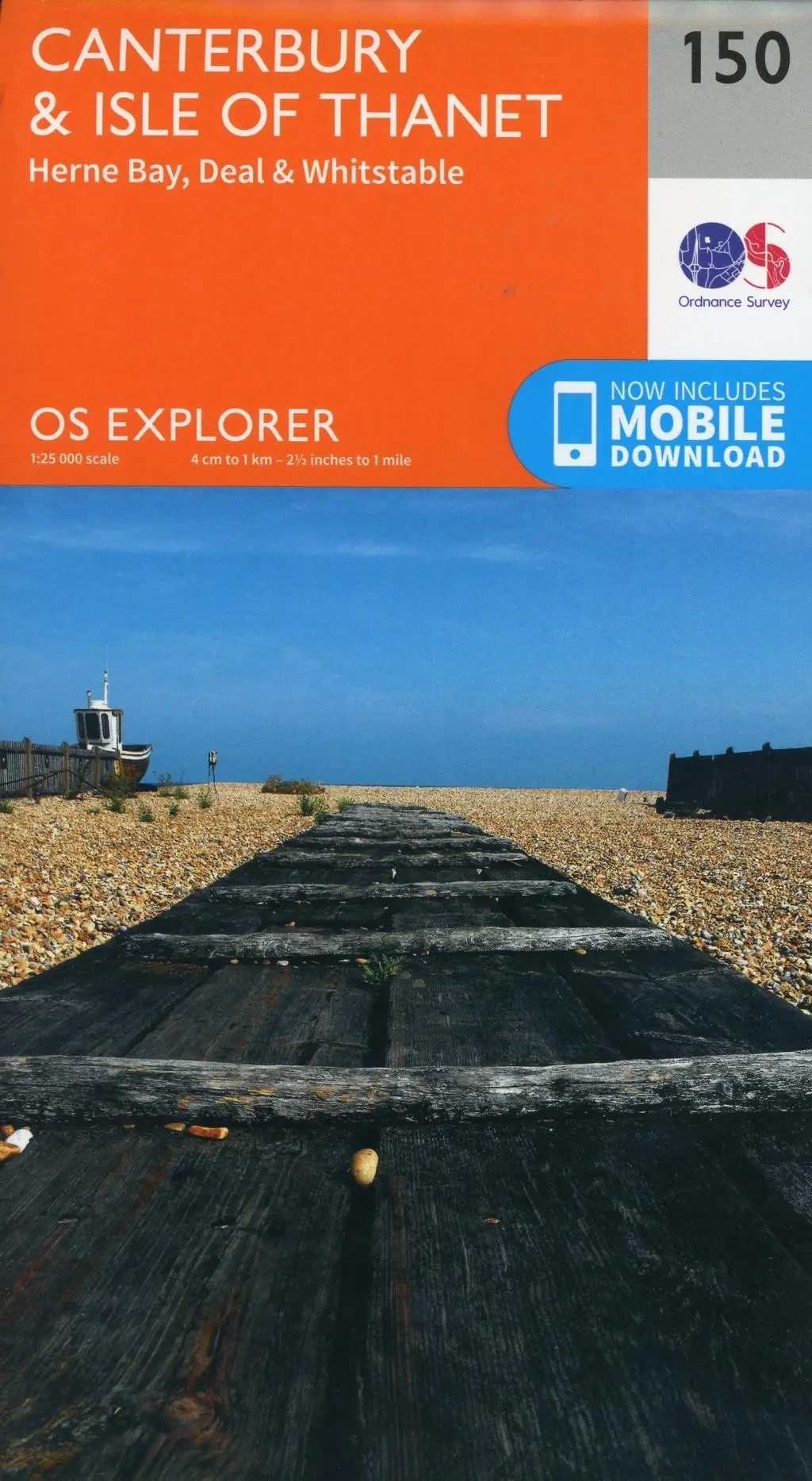 Cover: 9780319243435 | Canterbury and the Isle of Thanet | Ordnance Survey | (Land-)Karte
