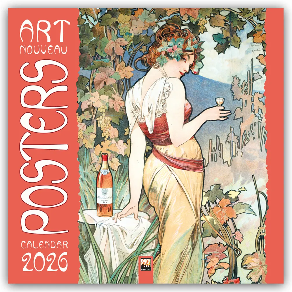 Cover: 9781835623435 | Art Nouveau Posters - Jugendstil 2026 - Original Flame Tree...