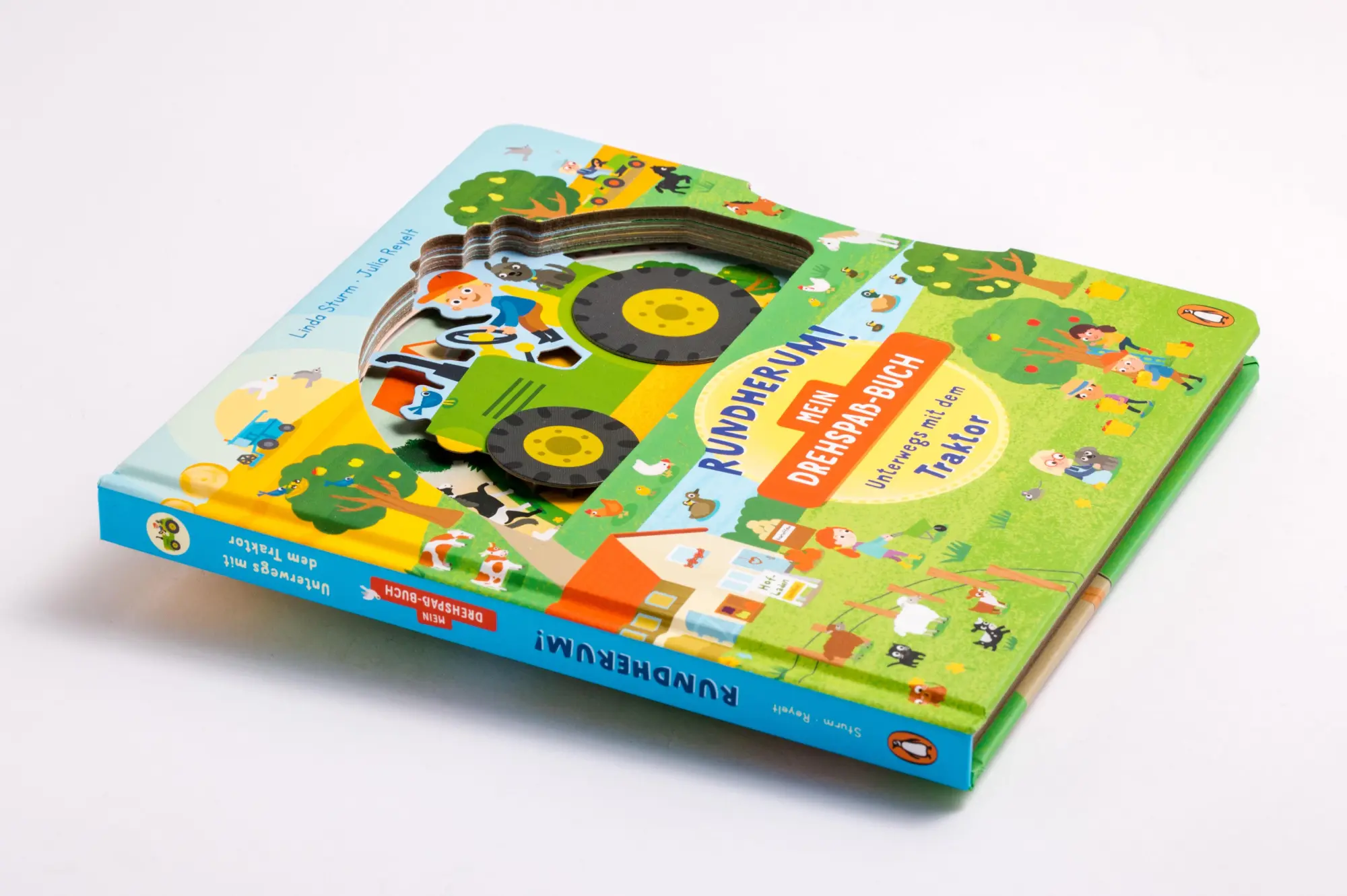 Bild: 9783328303435 | Rundherum! Mein Drehspaß-Buch - Unterwegs mit dem Traktor | Sturm