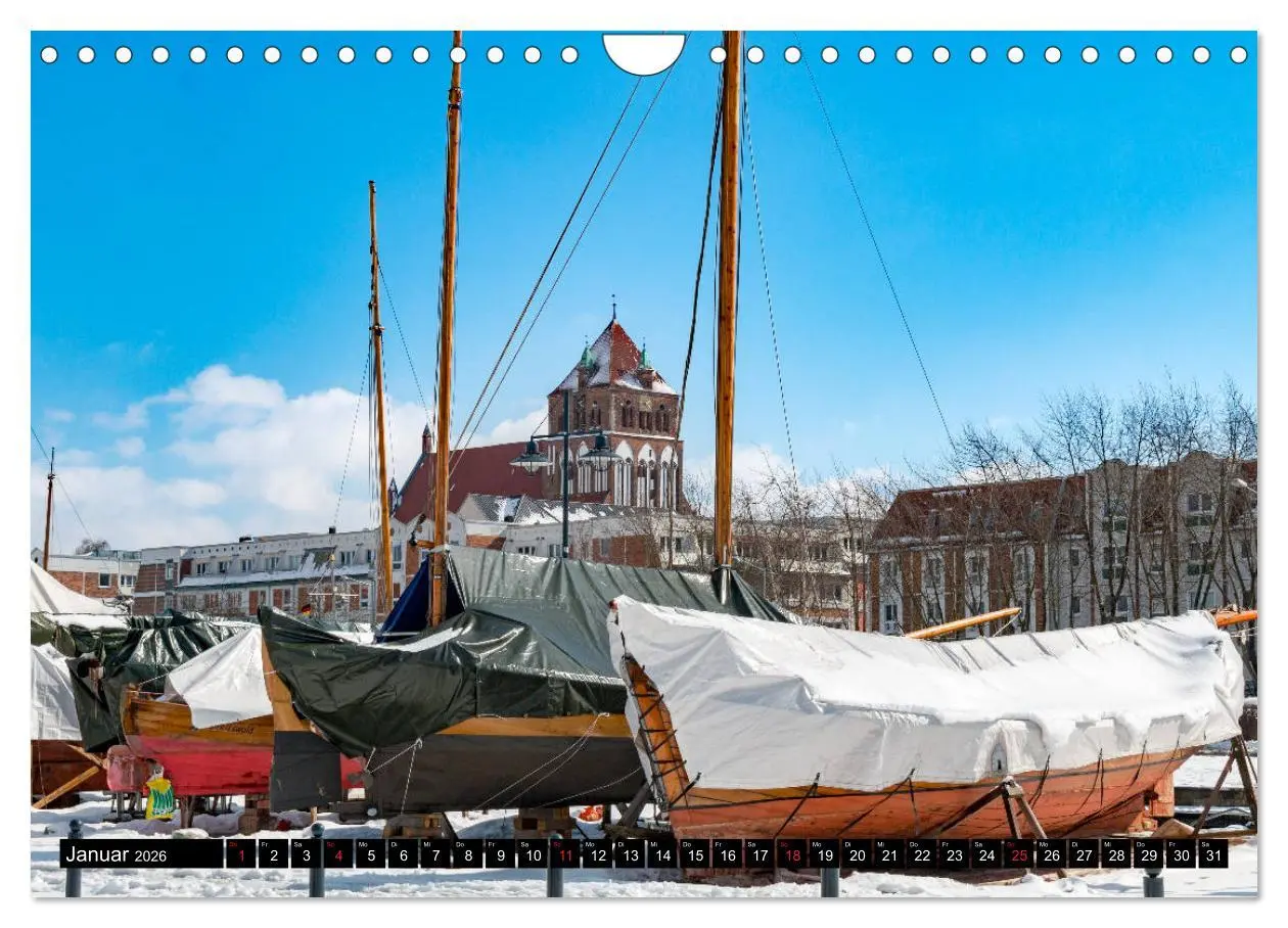 Bild: 9783457933435 | Greifswald, Bilder einer Stadt (Wandkalender 2026 DIN A4 quer),...