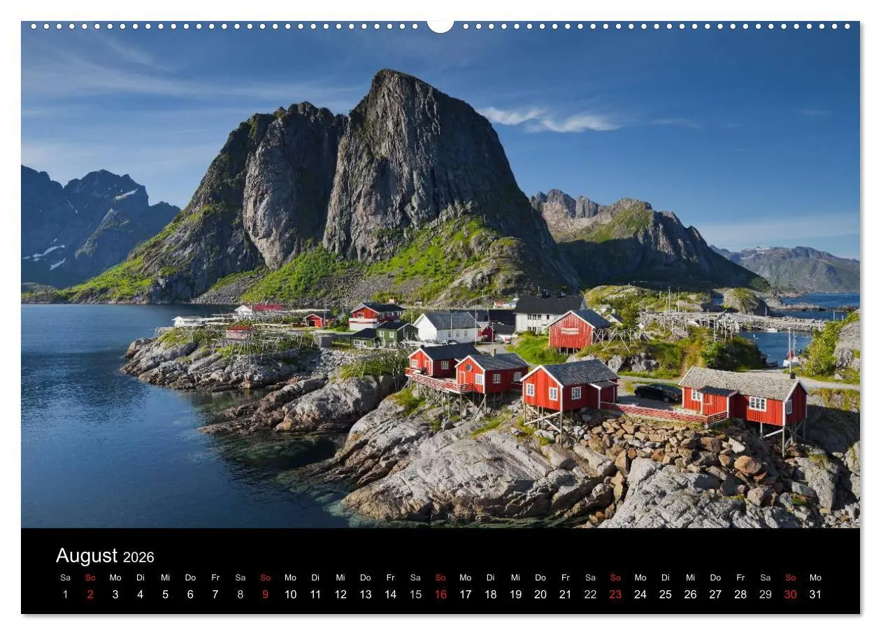 Bild: 9783516023435 | Traumziel Norwegen 2026 (Wandkalender 2026 DIN A2 quer), CALVENDO...
