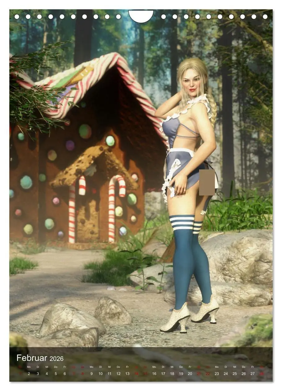 Bild: 9783516333435 | Märchenhafte Pin Ups (Wandkalender 2026 DIN A4 hoch), CALVENDO...