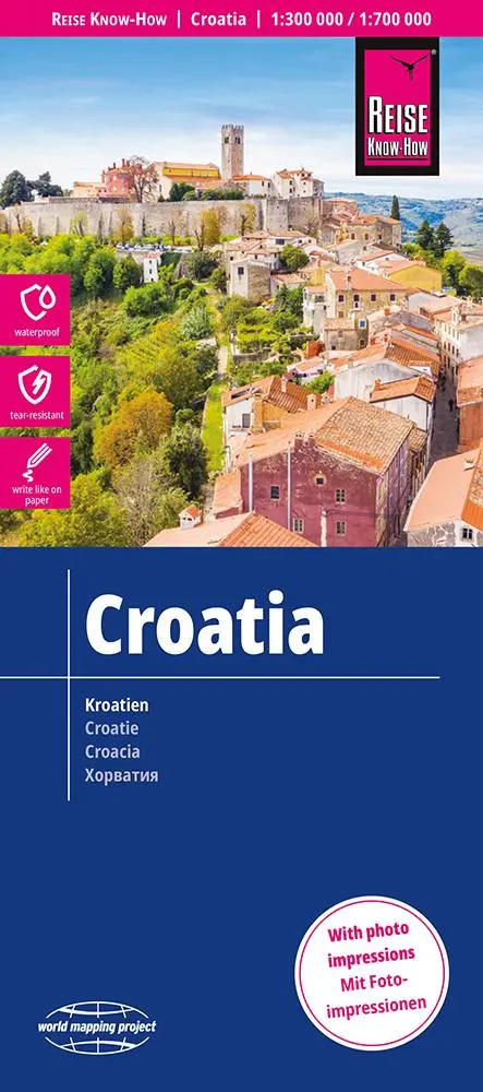 Cover: 9783831773435 | Kroatien 1 : 300.000 / 700.000 | Reise Know-How Verlag Peter Rump