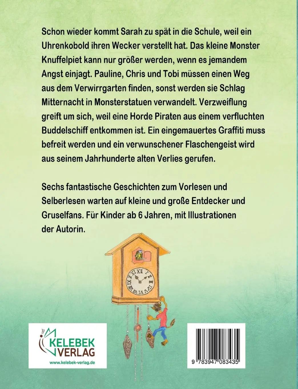 Rückseite: 9783947083435 | Kleine Monster, freche Geister | Nadine Baumann | Taschenbuch | 88 S.