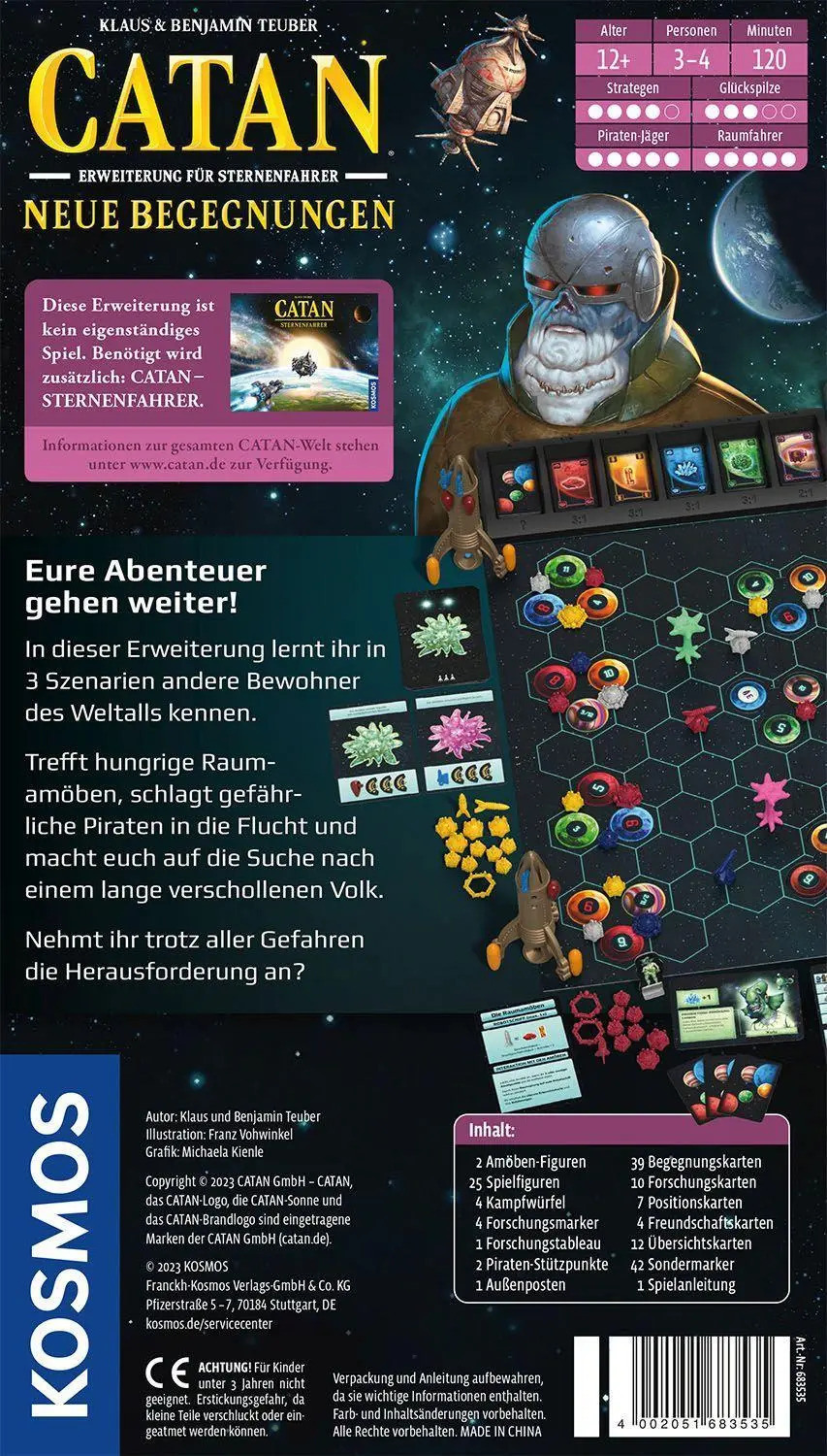 Bild: 4002051683535 | CATAN - Sternenfahrer Erweiterung - Neue Begegnungen | Spiel | Teuber