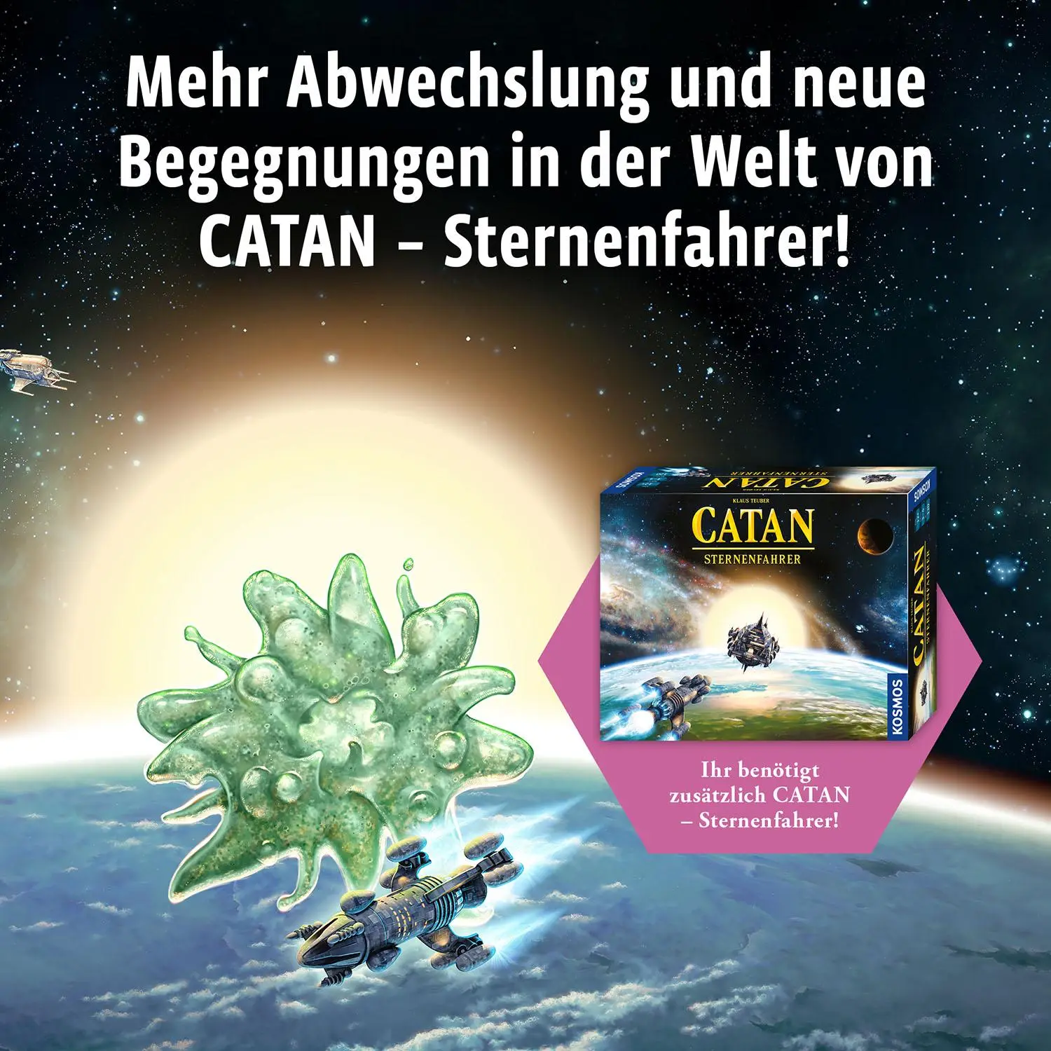Bild: 4002051683535 | CATAN - Sternenfahrer Erweiterung - Neue Begegnungen | Spiel | Teuber