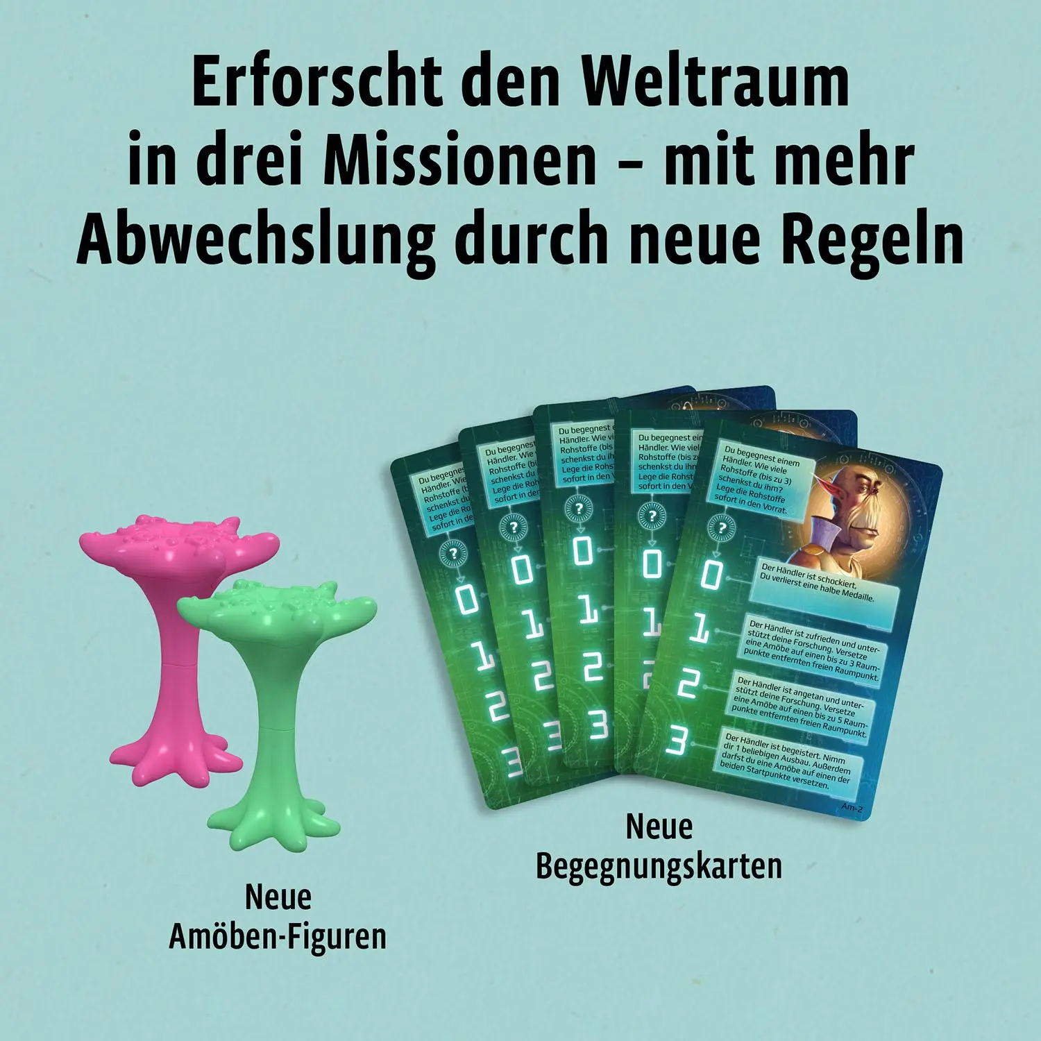 Bild: 4002051683535 | CATAN - Sternenfahrer Erweiterung - Neue Begegnungen | Spiel | Teuber