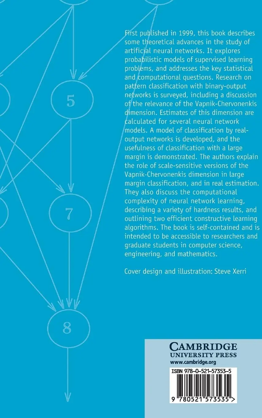 Rückseite: 9780521573535 | Neural Network Learning | Martin Anthony (u. a.) | Buch | Englisch