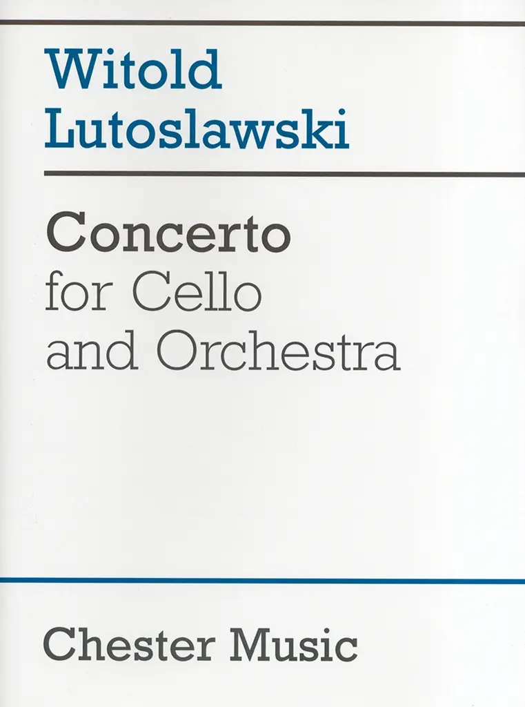 Cover: 9780711963535 | Concerto for Cello and Orchestra | Witold Lutoslawski | Taschenbuch