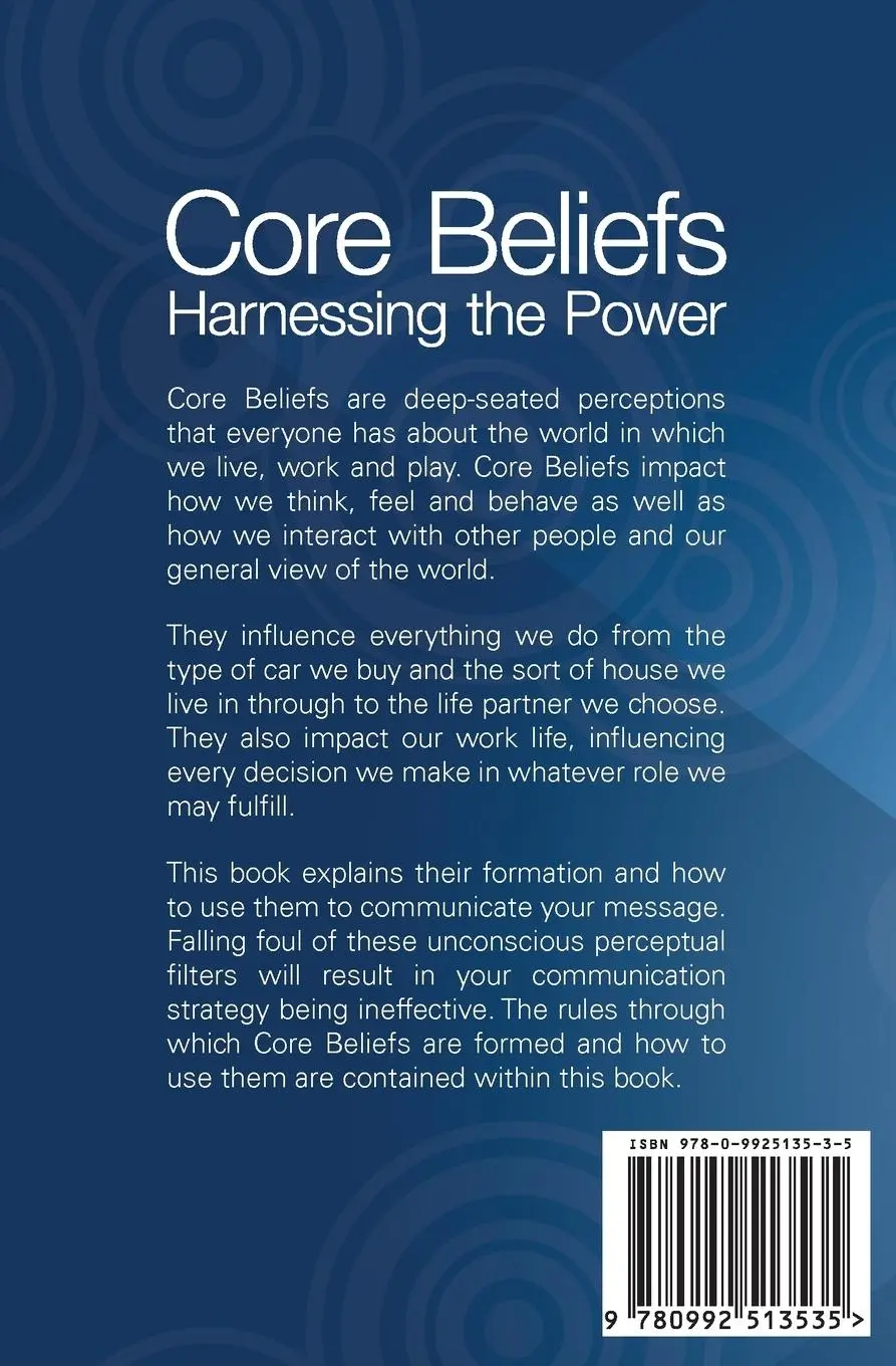 Rückseite: 9780992513535 | Core Beliefs | Harnessing the Power | Peter Burow | Taschenbuch | 2012