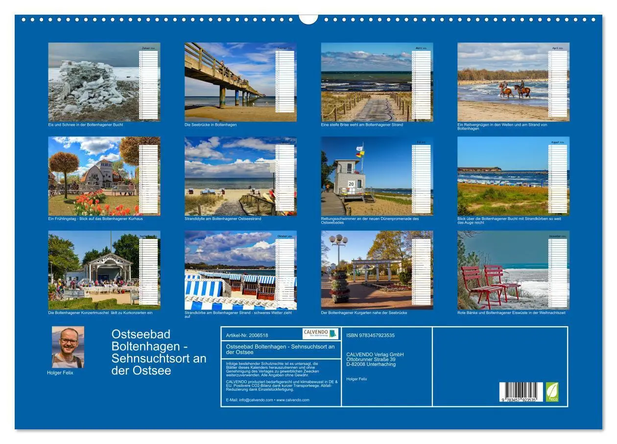 Bild: 9783457923535 | Ostseebad Boltenhagen - Sehnsuchtsort an der Ostsee (Wandkalender...