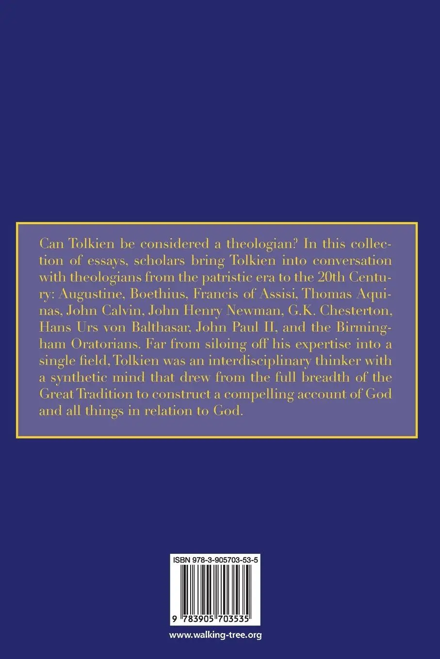 Rückseite: 9783905703535 | Tolkien among the Theologians | Austin M. Freeman | Taschenbuch | 2025