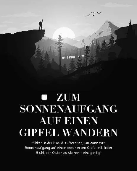 Bild: 9783966643535 | Bucket List für Wanderer | Jarle Sänger | Taschenbuch | 128 S. | 2022
