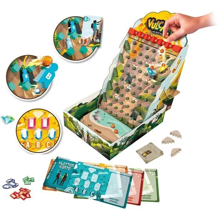 Bild: 7640142763635 | GAME FACTORY - Vulcano! | Spiel | Deutsch | 2025 | GAME FACTORY