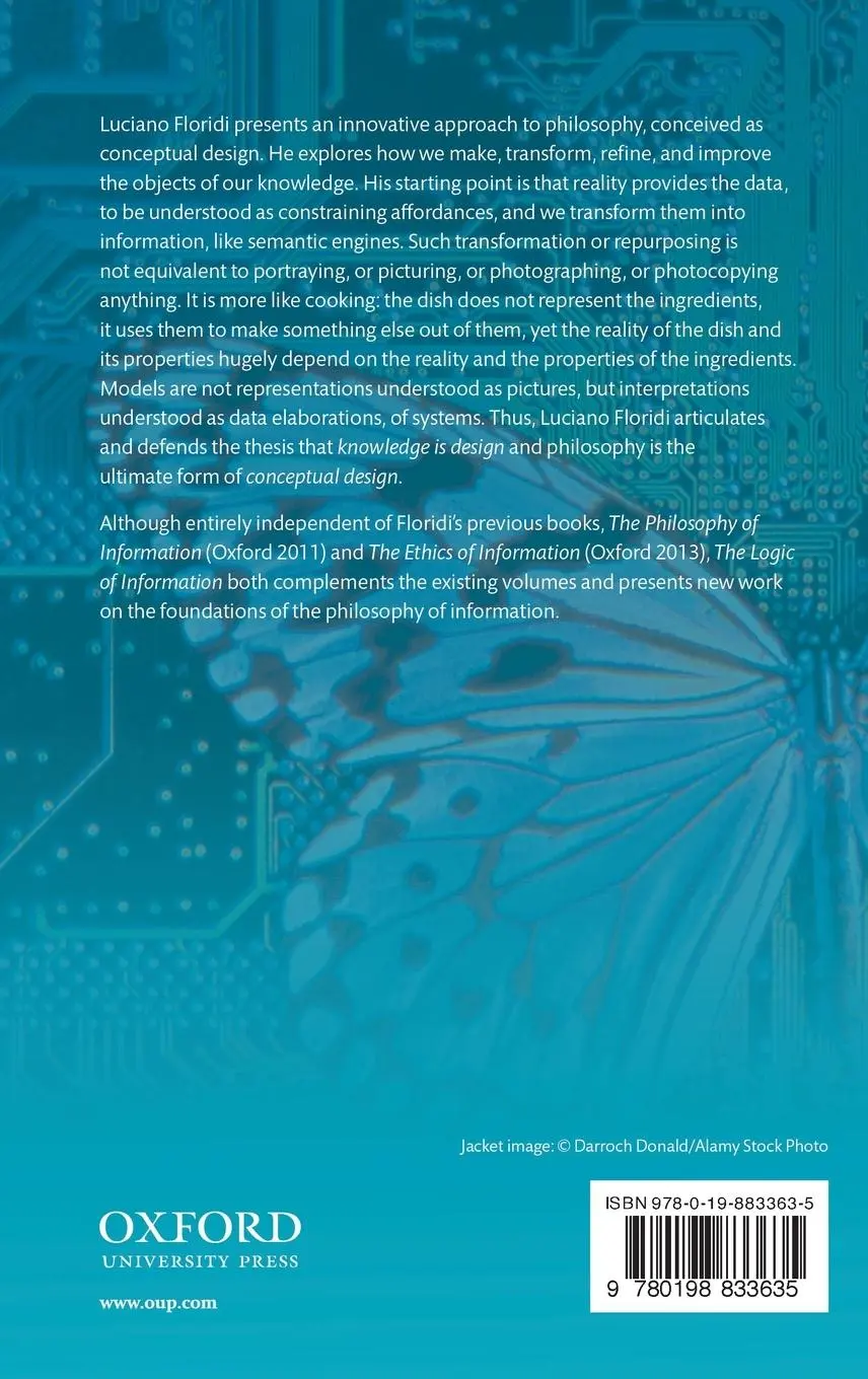 Rückseite: 9780198833635 | Logic of Information | A Theory of Philosophy as Conceptual Design