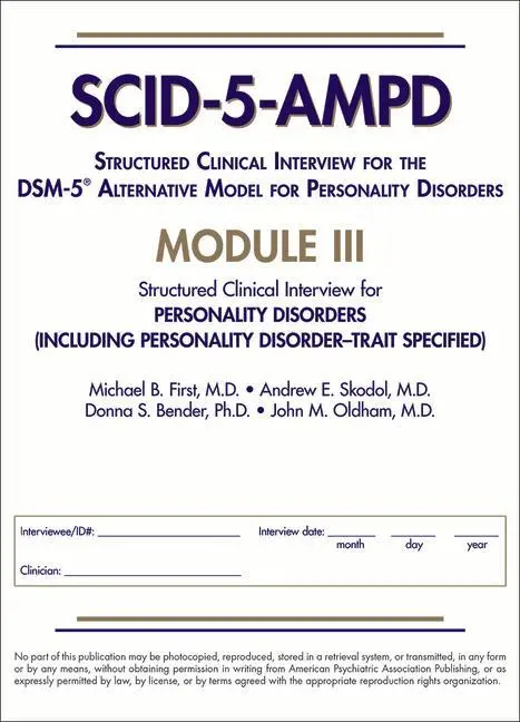 Cover: 9781615373635 | Quick Structured Clinical Interview for DSM–5 Disorders (QuickSCID–5)