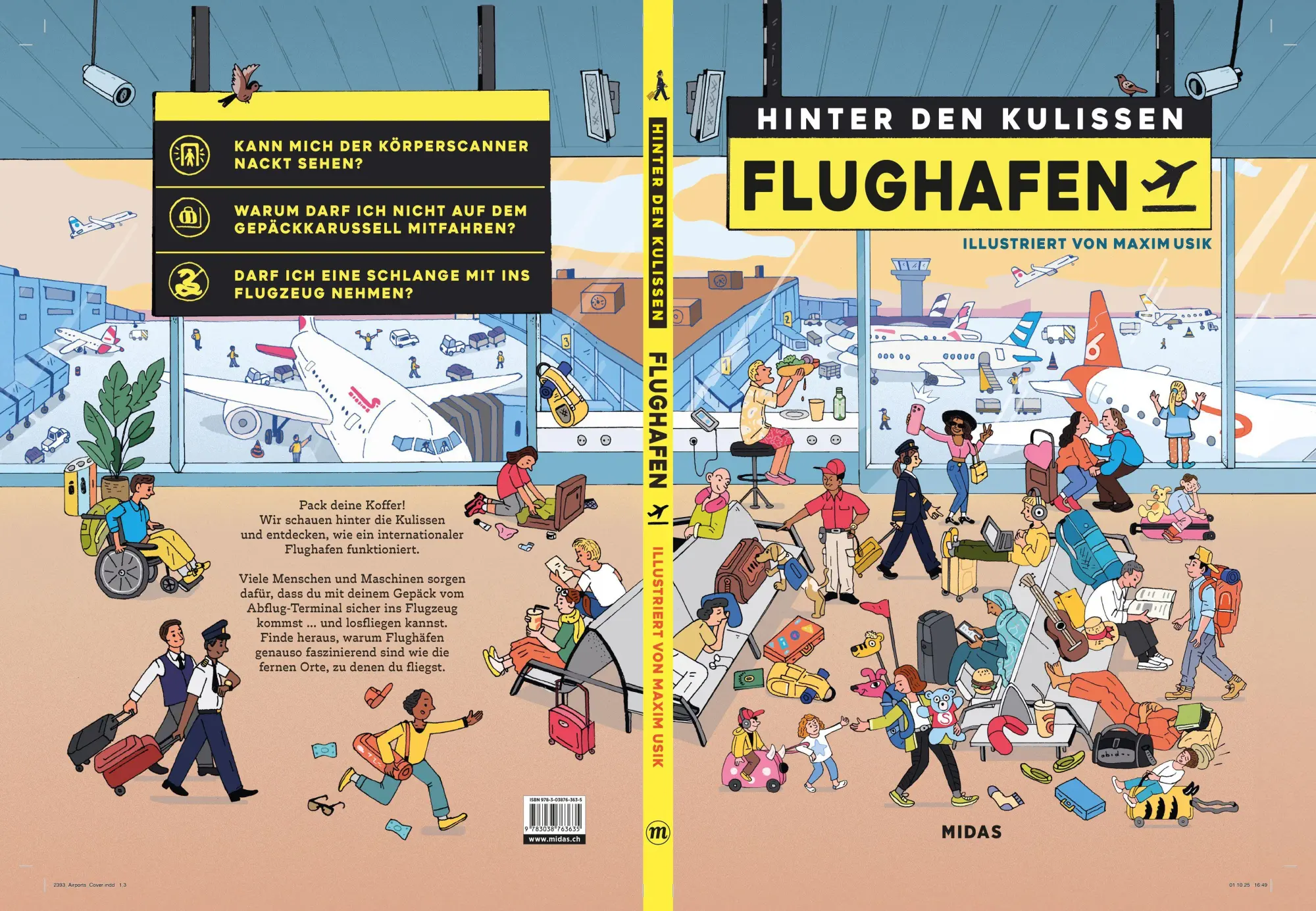 Bild: 9783038763635 | Hinter den Kulissen: Flughafen | Maxim Usik | Buch | 48 S. | Deutsch