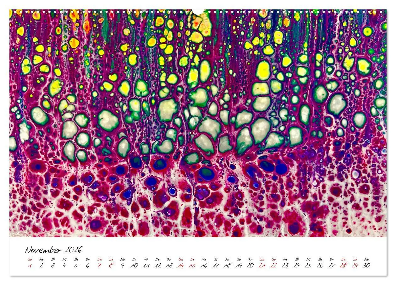 Bild: 9783457533635 | Abstrakte Regenbogen (Wandkalender 2026 DIN A2 quer), CALVENDO...