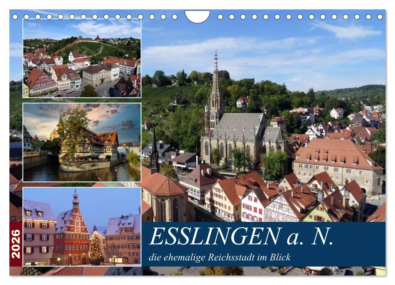 Cover: 9783457603635 | Esslingen a. N., die ehemalige Reichsstadt im Blick (Wandkalender...