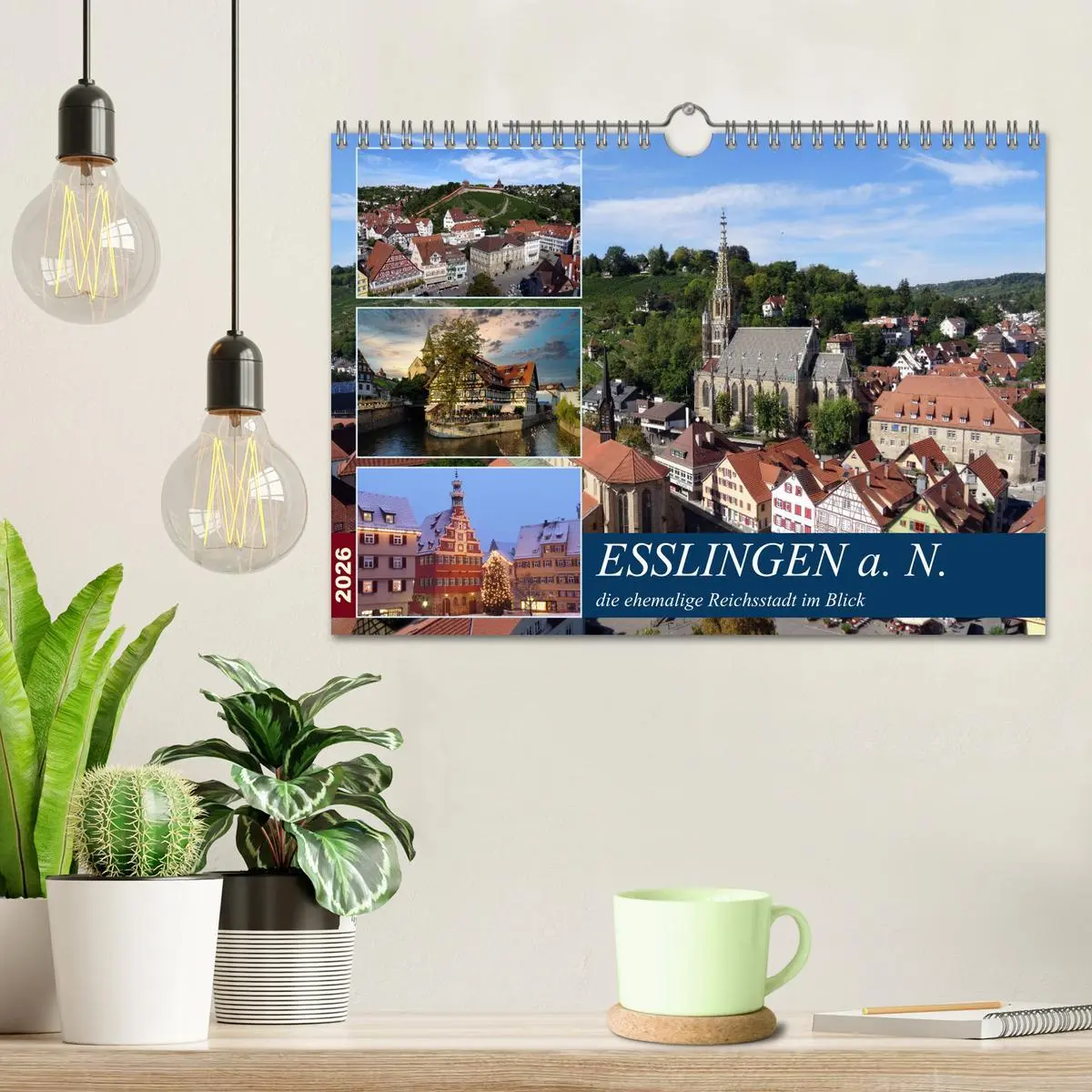 Bild: 9783457603635 | Esslingen a. N., die ehemalige Reichsstadt im Blick (Wandkalender...