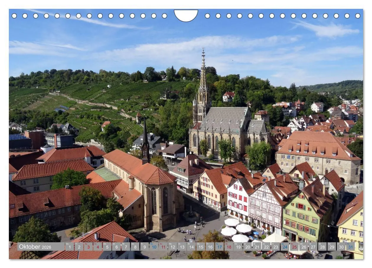 Bild: 9783457603635 | Esslingen a. N., die ehemalige Reichsstadt im Blick (Wandkalender...